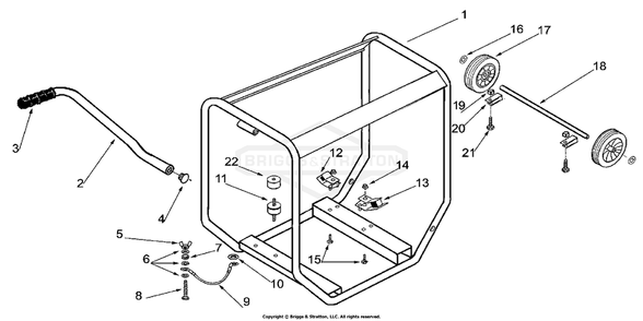 Part Location Diagram of 102893GS Briggs and Stratton Decal b&s handy gen 2600